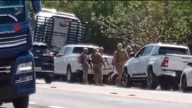 Perseguição policial termina com carro apreendido com drogas em Timon (Foto: Reprodução)