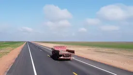 PI-392, conhecida como Rodovia da Soja (Foto: Ascom DER)