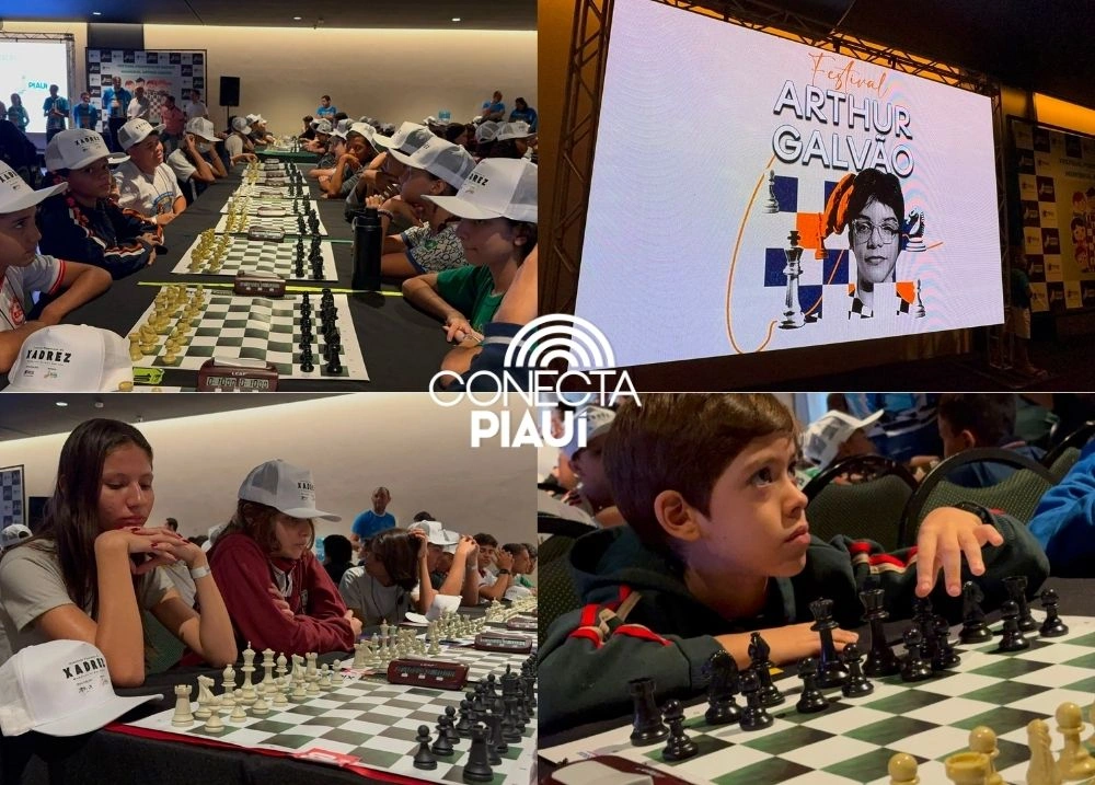Piauí sedia maior Festival de Xadrez com 240 talentos de 25 cidades
