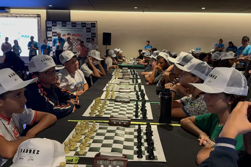 Piauí sedia maior Festival de Xadrez com 240 talentos de 25 cidades
