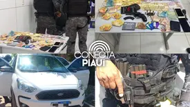 PM prende dois suspeitos, apreende arma e mais de R$ 5 mil em Timon (Foto: Reprodução)