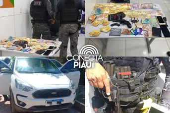 PM prende dois suspeitos, apreende arma e mais de R$ 5 mil em Timon