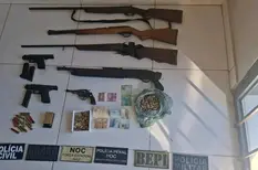 Polícia apreende arsenal e conduz dois suspeitos no Sul do Piauí