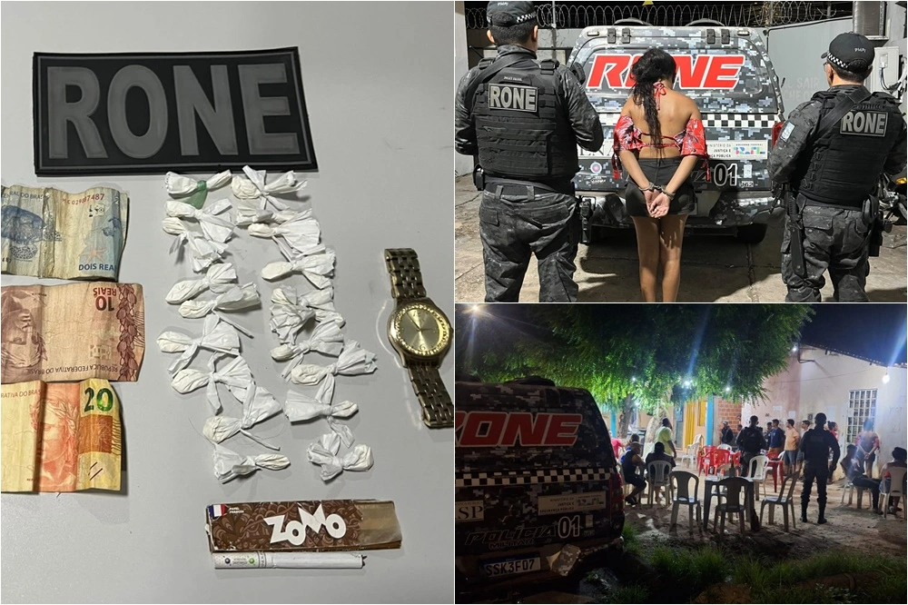 Polícia Militar prende mulher por tráfico de drogas na zona Norte de Teresina