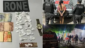 Polícia Militar prende mulher por tráfico de drogas na zona Norte de Teresina (Foto: Reprodução)