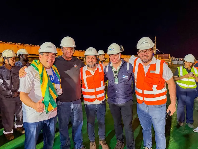 Porto Piauí faz primeira atracação de navio de carga no Terminal de Uso Privado