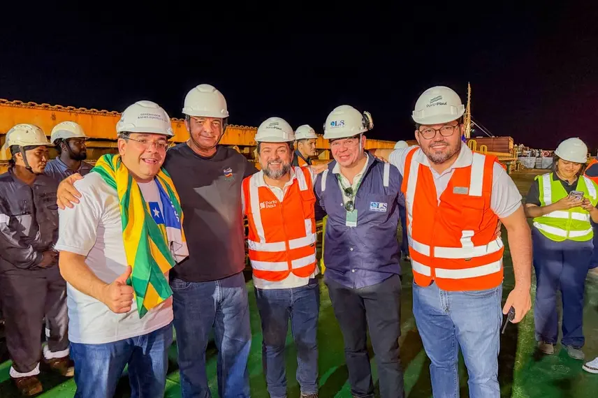 Porto Piauí faz primeira atracação de navio de carga no Terminal de Uso Privado