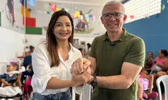 Pré-candidata a deputada federal Laura Nascimento fecha apoio a Tiago Vasconcelos