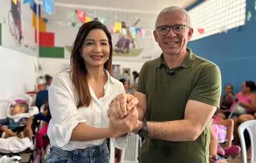 Pré-candidata a deputada federal Laura Nascimento declara apoio a Tiago Vasconcelos