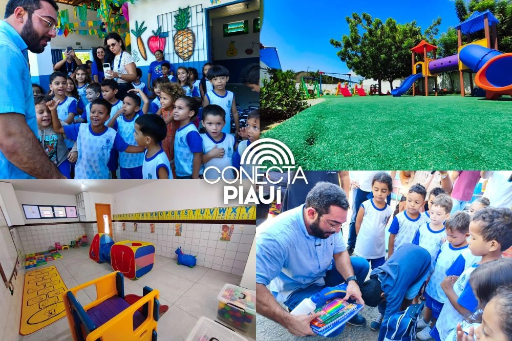 Prefeito Francisco Emanuel entrega kits e novos espaços em Escolas de Parnaíba