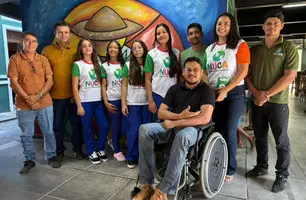 Prefeitura de Esperantina realiza ação de conscientização ambiental em mercado (Foto: Divulgação)