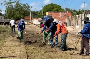 Prefeitura de José de Freitas reforça limpeza urbana com mutirões nos bairros (Foto: Assessoria)