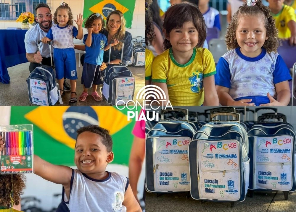 Prefeitura de Parnaíba entrega kits escolares e reforça investimentos na educação
