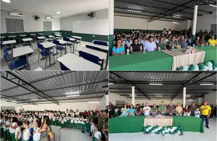 Prefeitura Municipal entrega ampliação e modernização da Escola Átila Lira (Foto: Reprodução)