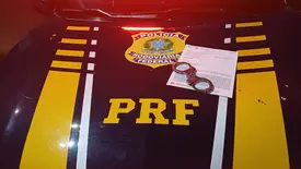 PRF prende homem com mandado por homicídio na BR-343, em Campo Maior (Foto: Divulgação/PRF)