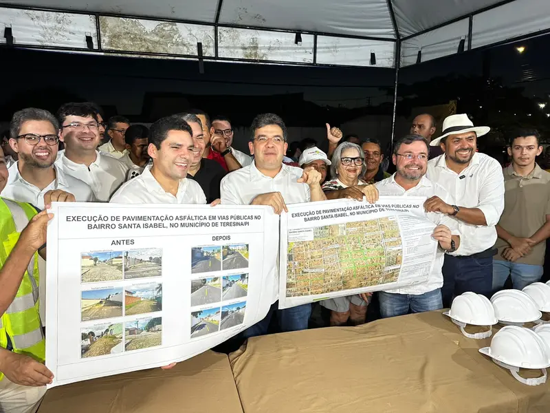 Programa Mais Asfalto já beneficia 159 ruas e avenidas em 54 bairros de Teresina