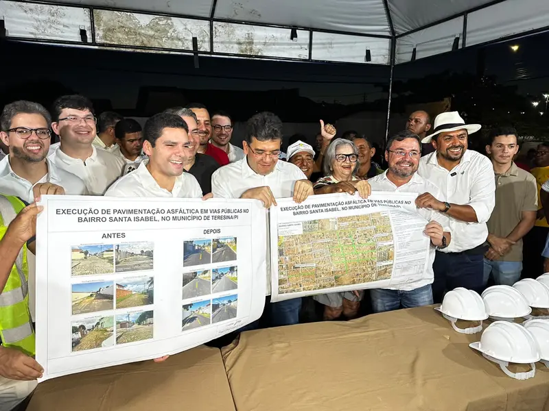 Programa Mais Asfalto já beneficia 159 ruas e avenidas em 54 bairros de Teresina