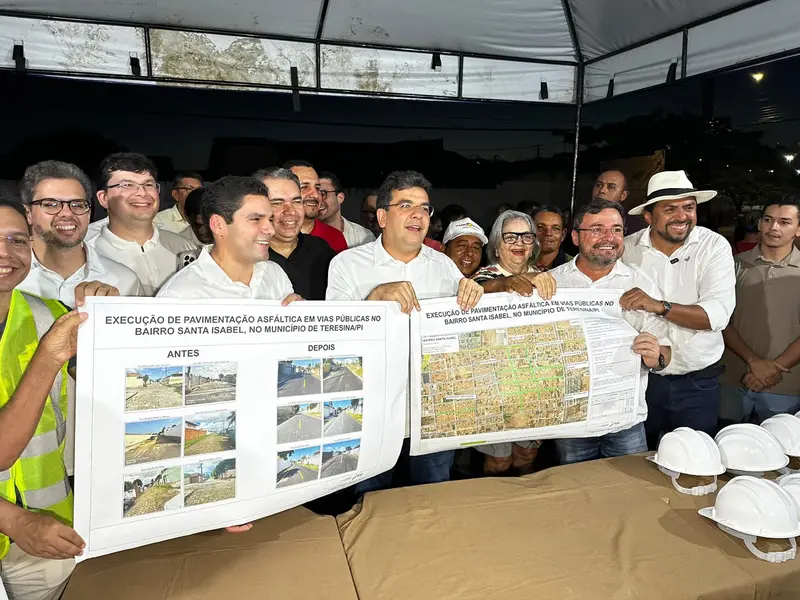 Programa Mais Asfalto já beneficia 159 ruas e avenidas em 54 bairros de Teresina