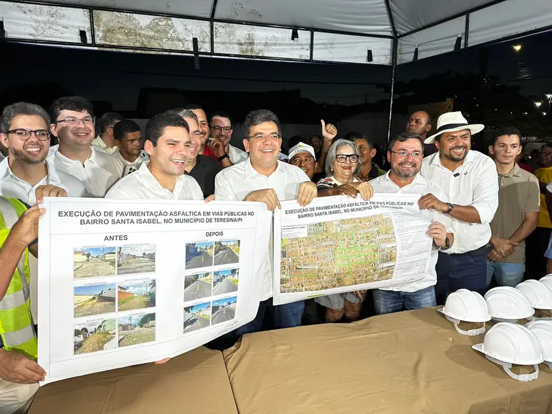 Programa Mais Asfalto já beneficia 159 ruas e avenidas em 54 bairros de Teresina