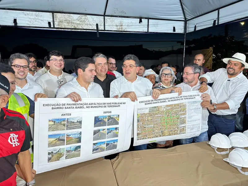 Programa Mais Asfalto já beneficia 159 ruas e avenidas em 54 bairros de Teresina