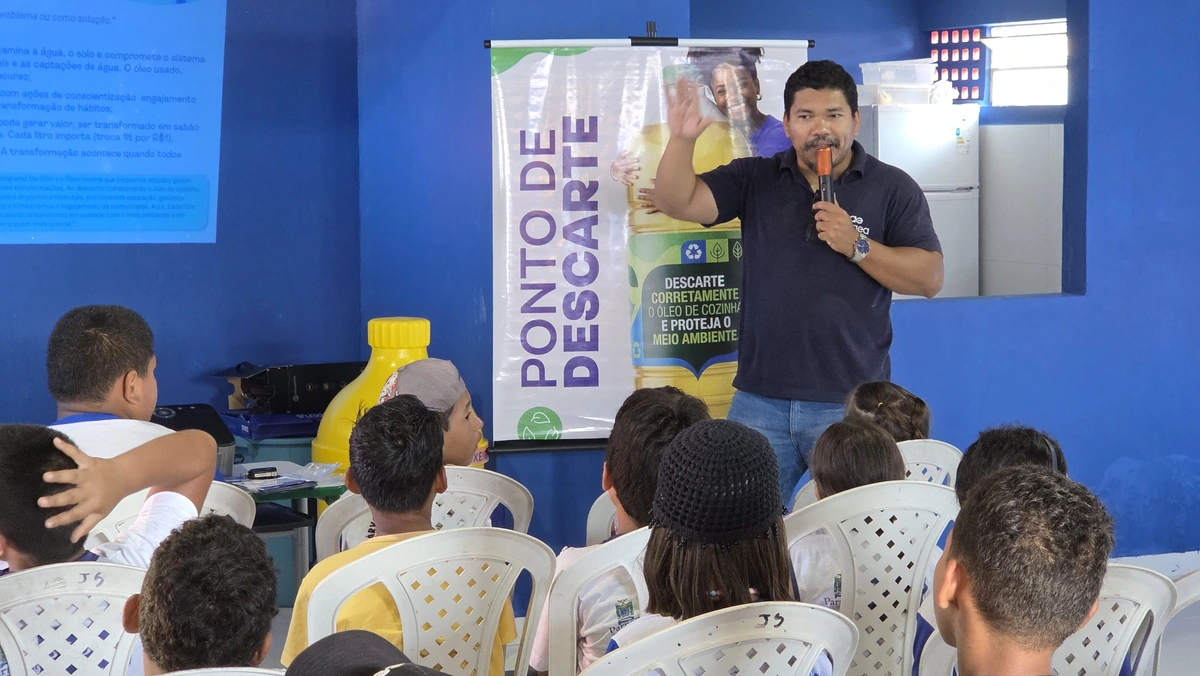 Projeto que conscientiza sobre descarte correto do óleo de cozinha é lançado na Pedra do Sal
