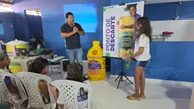 Projeto que conscientiza sobre descarte correto do óleo de cozinha é lançado na Pedra do Sal (Foto: Reprodução)