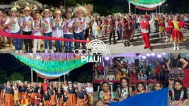 Quadrilha 'Nossas Raízes' emociona público e celebra a cultura em Pau D'Arco (Foto: Assessoria)