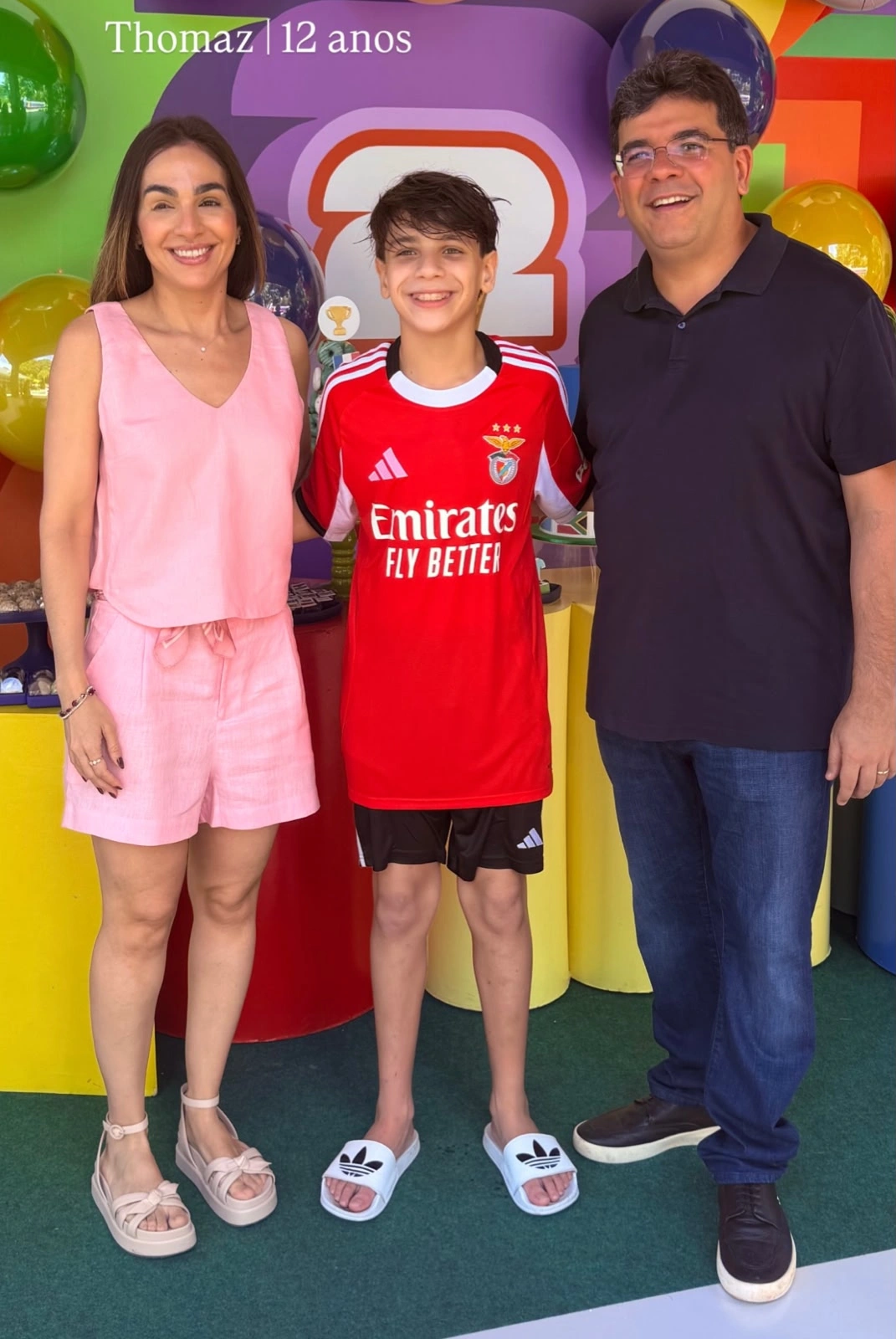 Rafael Fonteles e Isabel Fonteles celebram aniversários dos filhos Thomaz e Elisa