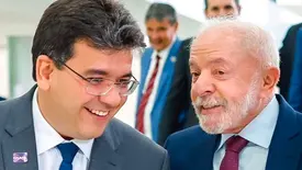 Rafael Fonteles e Lula (Foto: Redes Sociais/@Rafael.fonteles)
