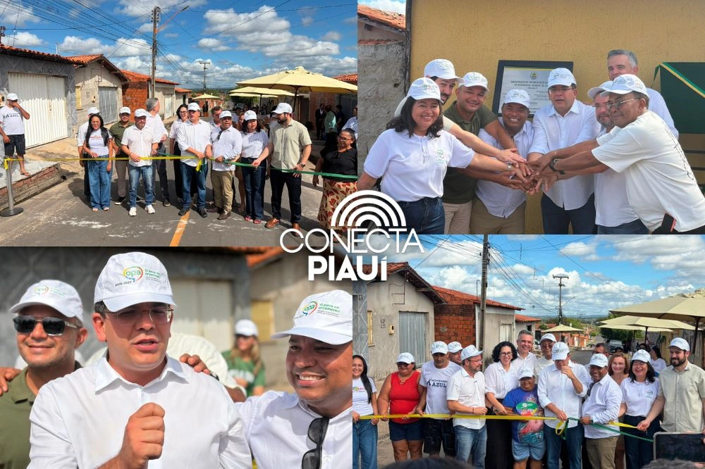 Rafael Fonteles entrega asfaltamento de ruas escolhido pelo OPA no Angelim