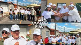 Rafael Fonteles entrega asfaltamento de ruas escolhido pelo OPA no Angelim (Foto: Conecta Piauí)
