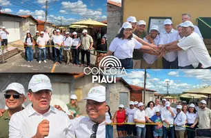 Rafael Fonteles entrega asfaltamento de ruas escolhido pelo OPA no Angelim (Foto: Conecta Piauí)
