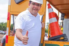Rafael Fonteles visita obras e inaugura asfalto em municípios da região de São João do Piauí nesta segunda (22)