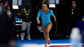 Rebeca Andrade conquista ouro no Pan do Rio em retorno triunfal às competições (Foto: Melogym/CBG)