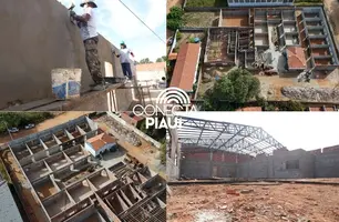 Reforma e ampliação da Escola Enir Guerra avançam em Curimatá (Foto: Reprodução)