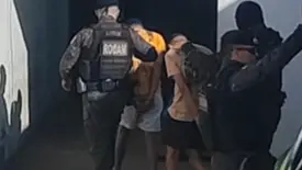 ROCAM apreende menores armados durante patrulhamento na zona leste de Teresina (Foto: Reprodução)
