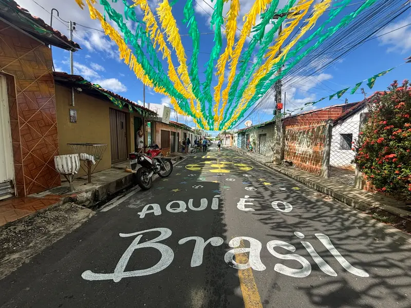 Ruas ganham cores e renovam esperança pelo hexa em Teresina