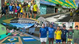 Ruas ganham cores e renovam esperança pelo hexa em Teresina (Foto: Conecta Piauí)