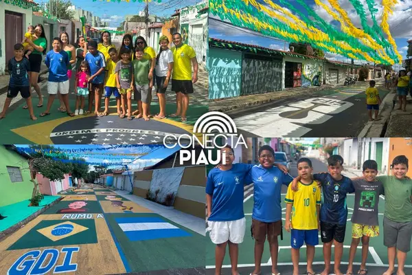 Ruas ganham cores e renovam esperança pelo hexa em Teresina