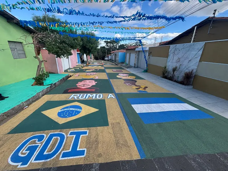 Ruas ganham cores e renovam esperança pelo hexa em Teresina