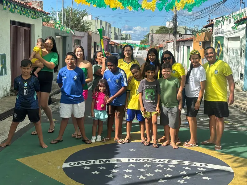 Ruas ganham cores e renovam esperança pelo hexa em Teresina