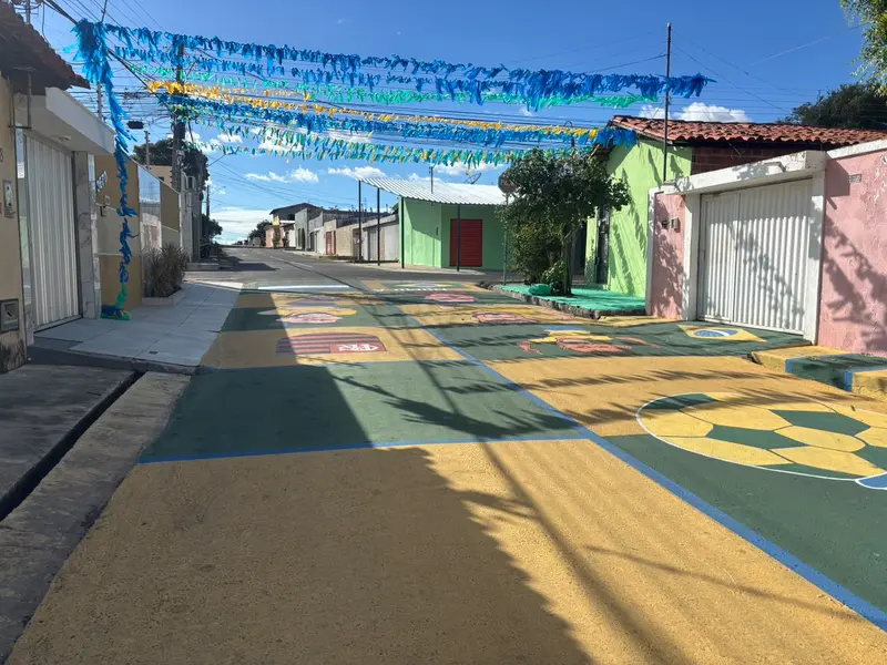 Ruas ganham cores e renovam esperança pelo hexa em Teresina