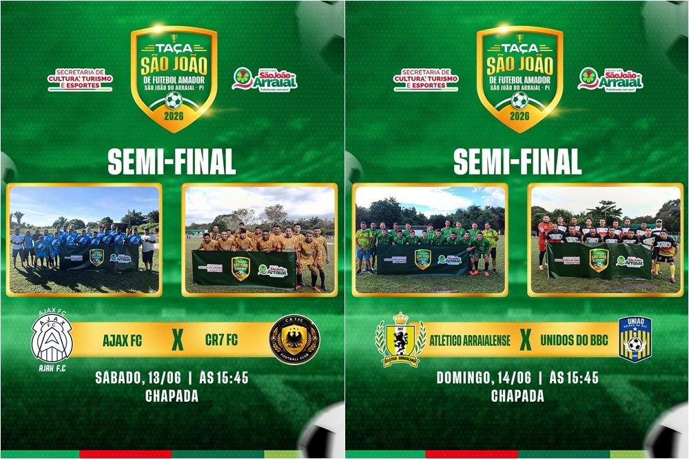 São João do Arraial entra na reta decisiva da Taça São João de Futebol