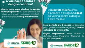 Secretaria de Saúde reforça imunização contra dengue em Esperantina (Foto: Reprodução)