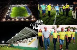 Senador Marcelo Castro inaugura ampliação da Arena Resendão em Capitão de Campos (Foto: Reprodução)