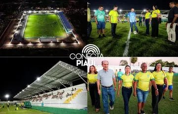 Senador Marcelo Castro inaugura ampliação da Arena Resendão em Capitão de Campos