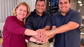 Simone Pereira (PSD), ganhou mais um reforço político para 2026. O prefeito de Geminiano, Jaillson Campos (Foto: Ascom/Simone Pereira)