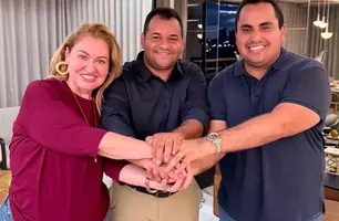 Simone Pereira (PSD), ganhou mais um reforço político para 2026. O prefeito de Geminiano, Jaillson Campos (Foto: Ascom/Simone Pereira)