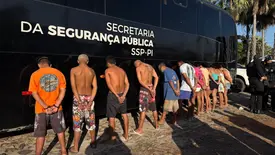 SSP deflagra megaoperação com mais de 100 mandados contra facção no litoral do PI (Foto: Reprodução)