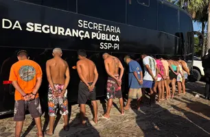 SSP deflagra megaoperação com mais de 100 mandados contra facção no litoral do PI (Foto: Reprodução)